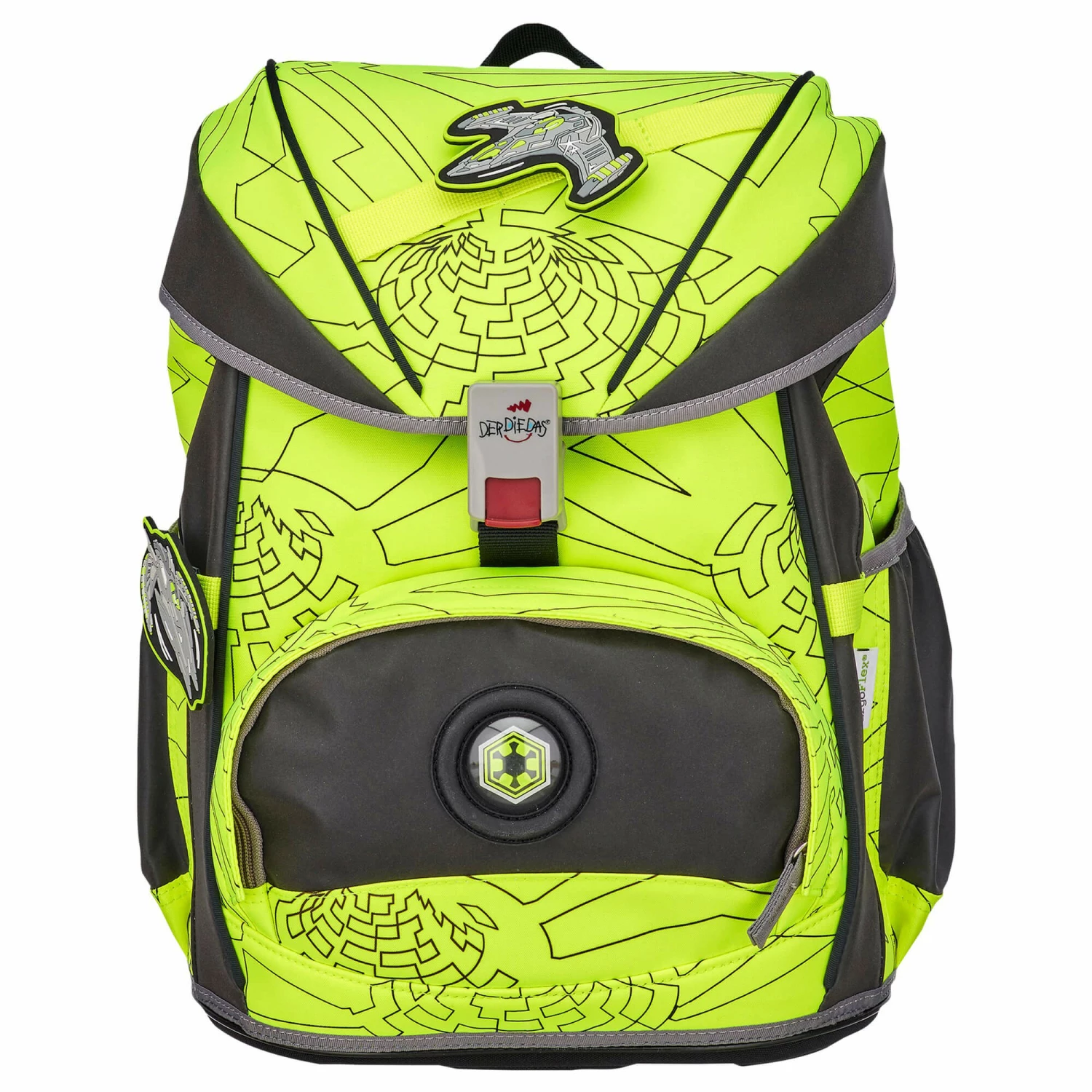 DerDieDas ErgoFlex Superflash Neon - Schulranzen Set 5tlg. 800g DerDieDas ErgoFlex Superflash Neon - Schulranzen Set 5tlg. 800g -Ergobag Sales Store DerDieDas Ergoflex Schulranzen Set 5tlg Neon Fighter 8505160 2