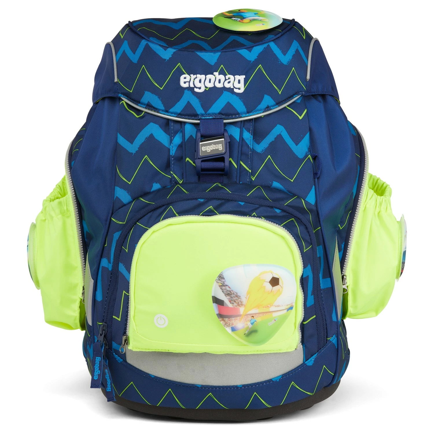 Ergobag Zubehör Pack/Cubo/Cubo Light/Wide Fluo LED - Seitentaschen Zip-Set 3tlg. Ergobag Zubehör Pack/Cubo/Cubo Light/Wide Fluo LED - Seitentaschen Zip-Set 3tlg. -Ergobag Sales Store Ergobag Zubeh r Pack Cubo Cubo Light Wide Fluo LED Seitentaschen Zip Set 3 tlg gelb ERG STL 001 103 7