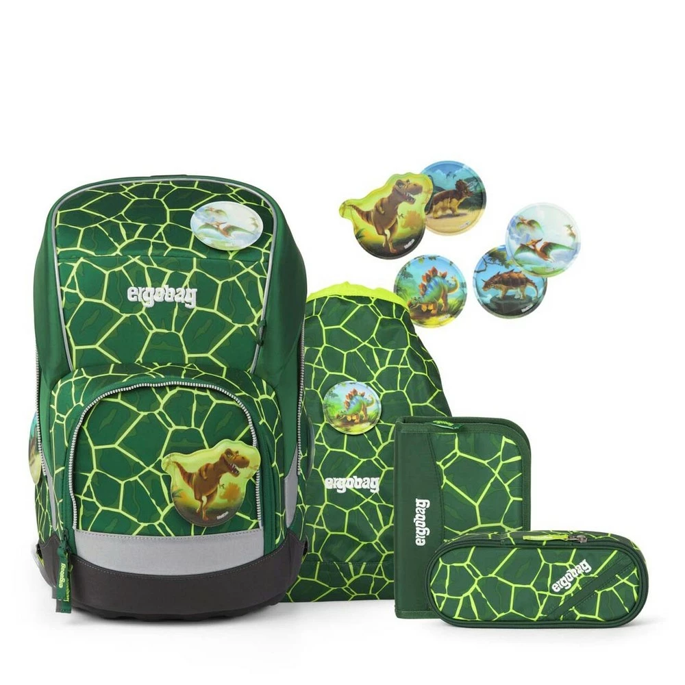 Ergobag Wide - Schulranzen Set 5tlg. 42 cm erw. Ergobag Wide - Schulranzen Set 5tlg. 42 Cm Erw. -Ergobag Sales Store Ergobag Ergobag Wide Schulranzen Grundschule Set 5 tlg 42 cm erw B rRex 2020 21 ERG EG3 001 9Y0 1