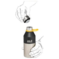 Jack Wolfskin Kole 350 Ml Thermo - Trinkflasche -Ergobag Sales Store Jack Wolfskin 0 35 L Thermoflasche Trinkflasche black 8007031 6000 3