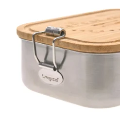 LÄSSIG Lunchbox Stainless Steel Bamboo 18 Cm - Brotzeitbox -Ergobag Sales Store L SSIG Lunchbox Stainless Steel Bamboo Brotdose 18 cm Adventure 1210059987 4