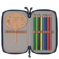 LÄSSIG Zubehör Triple Pencil Case Unique - Mäppchen 21 Cm Befüllt 10 LÄSSIG Zubehör Triple Pencil Case Unique - Mäppchen 21 Cm Befüllt -Ergobag Sales Store L SSIG Zubeh r Triple Pencil Case Unique Federm ppchen 21 cm Navy 1205010583 5