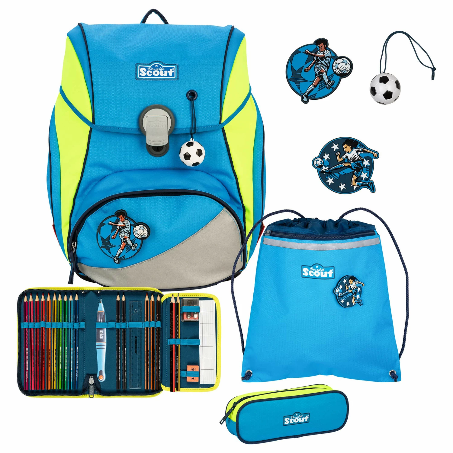 Scout Alpha DIN - Schulranzen Set 4 Tlg. 1 Scout Alpha DIN - Schulranzen Set 4 Tlg.