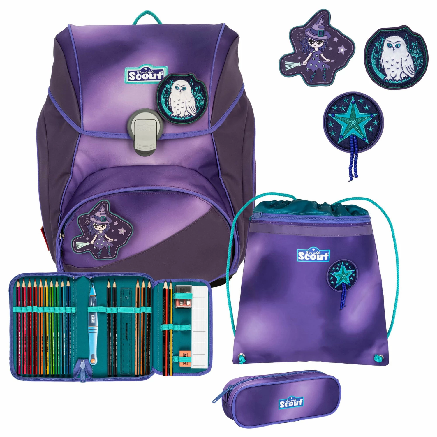 Scout Alpha Exklusiv Superflash - Schulranzen 4tlg. Scout Alpha Exklusiv Superflash - Schulranzen 4tlg. -Ergobag Sales Store Scout Alpha Exklusiv Superflash Schulranzen 4tlg Purple Magic 74420361400 1