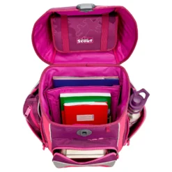 Scout Genius - Schulranzen Set 4tlg. -Ergobag Sales Store Scout Genius Schulranzen Set 4 tlg Pink Horse 76400639900 5