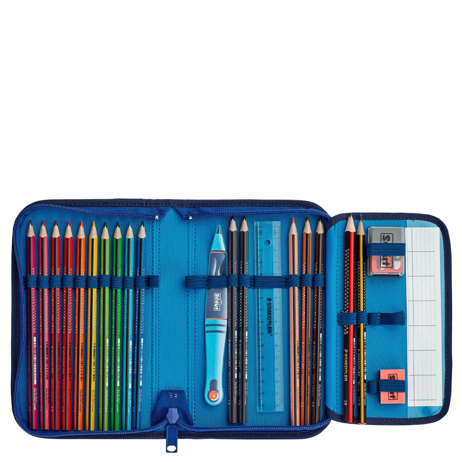 Scout Sunny II DIN - Schulranzen Set 4tlg. Scout Sunny II DIN - Schulranzen Set 4tlg. -Ergobag Sales Store Scout Sunny II DIN Schulranzen Set 4tlg Blue Police 73450721600 8